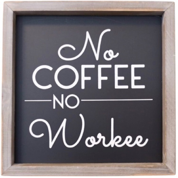 ☕️Wood-framed Coffee Sign, Rustic | Coffee Bar Accessory| Kitchen Decor - Picture 8 of 8